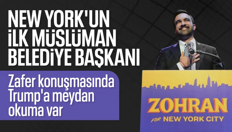 New York’ta tarihi gün: Zohran Mamdani belediye başkanı seçildi