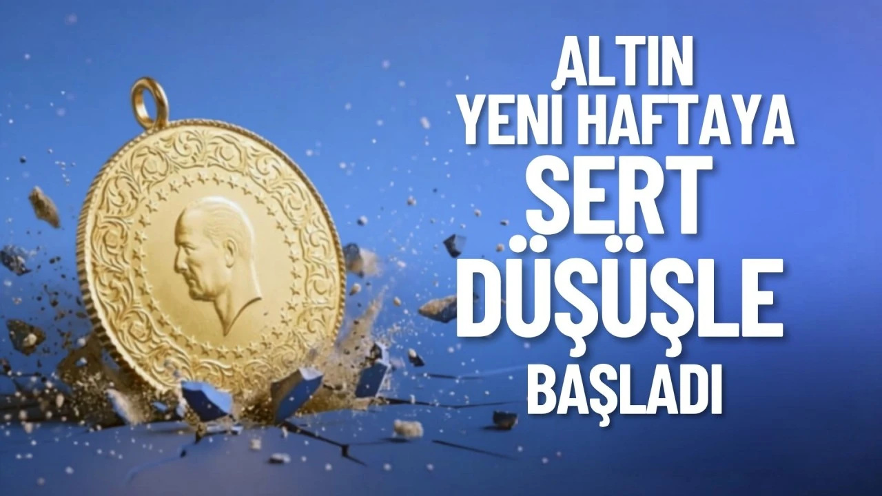 Ons ve gram altın yeni haftaya d&uuml;ş&uuml;şle başladı