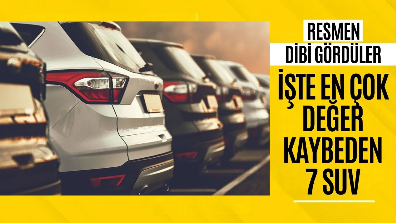 Resmen dibi gördüler: İşte en çok değer kaybeden SUV otomobiller!