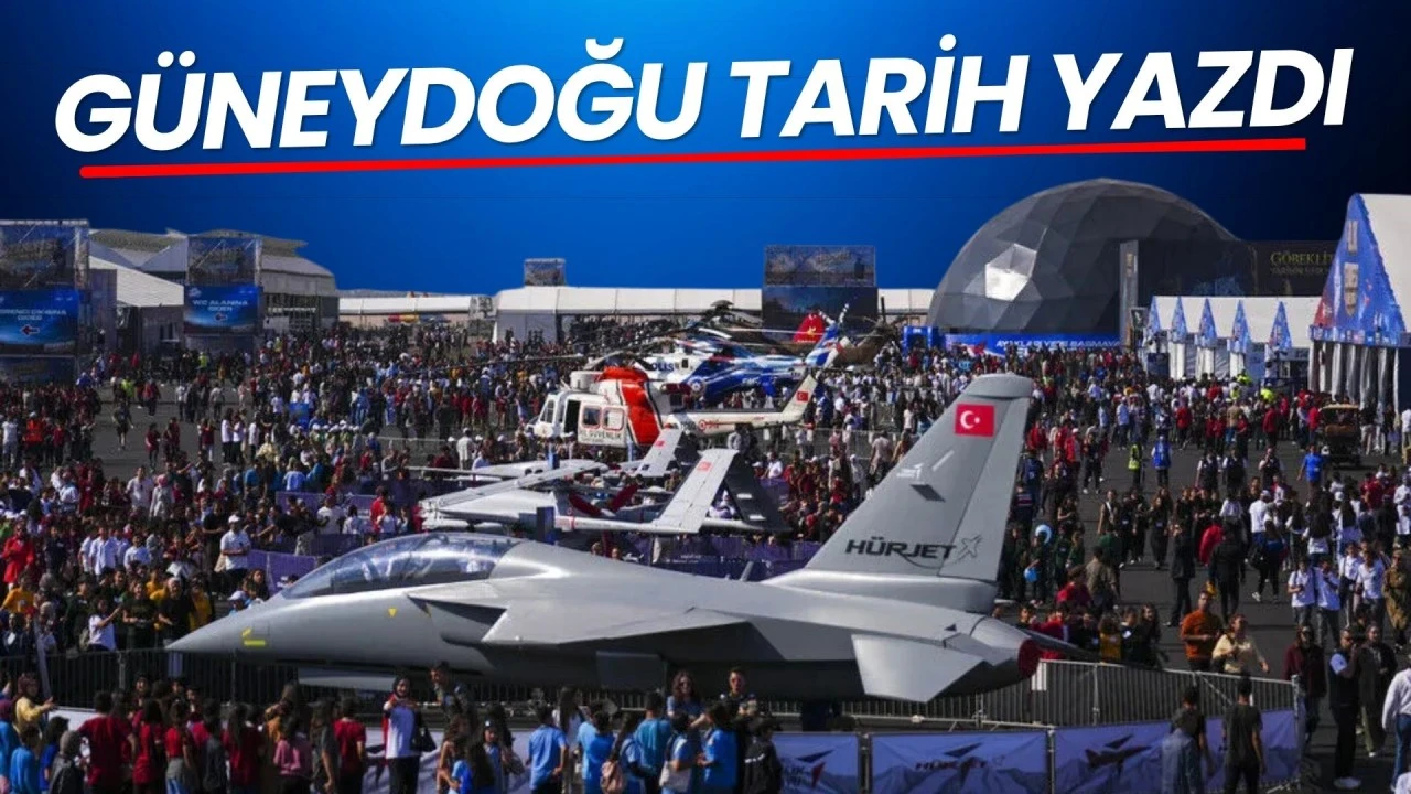 Şanlıurfa'da d&uuml;zenlenen TEKNOFEST'i 1 milyon 300 bin kişi ziyaret etti