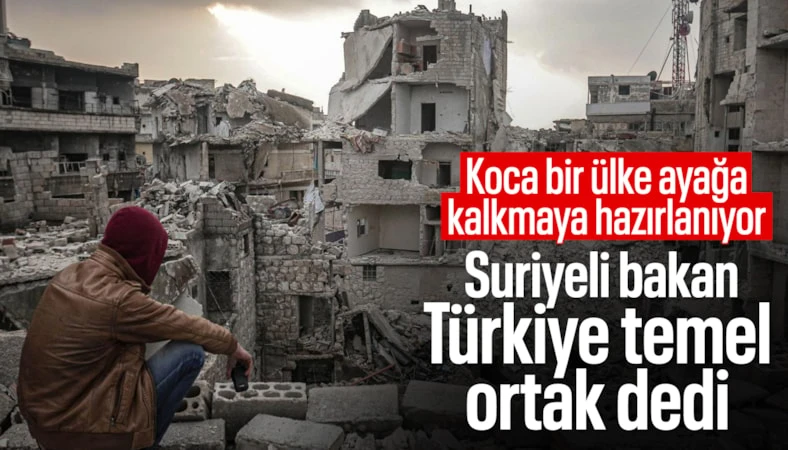 Suriye Dışişleri Bakanı Şeybani: T&uuml;rkiye, Suriye'nin yeniden inşasında temel ortak