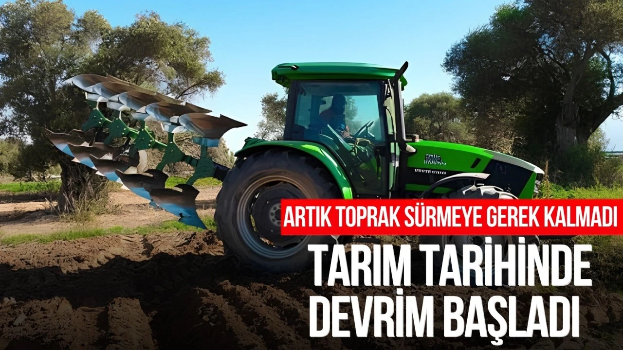 Tarım tarihinde devrim: Artık toprak s&uuml;rmeye gerek yok!