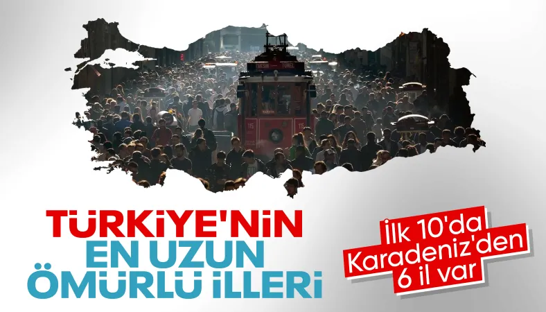 TÜİK açıkladı: Türkiye’nin en uzun ömürlü illeri belli oldu