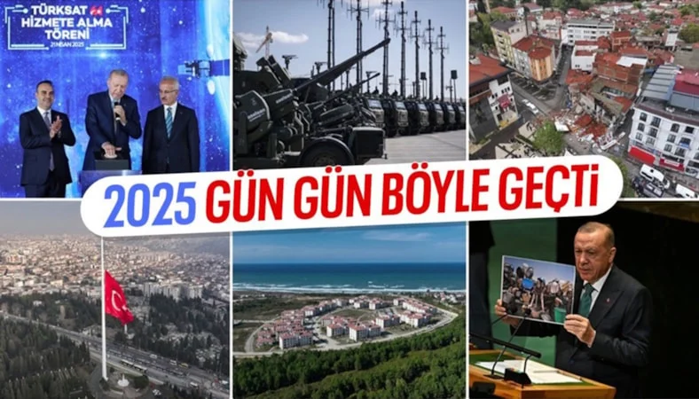 Türkiye'de 2025 yılı böyle geçti: Yangınlar, vefatlar, dev projeler...