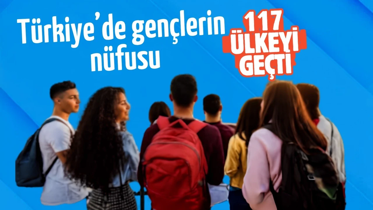 Türkiye'nin genç nüfusu, 117 ülkeden daha kalabalık