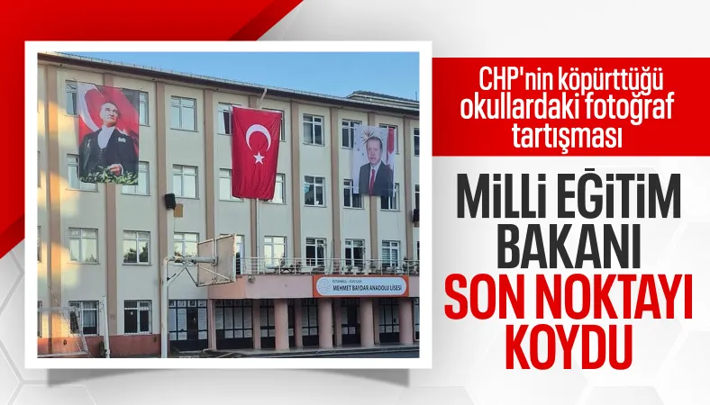 Yusuf Tekin: Okullarda Cumhurbaşkanı Erdoğan'ın posterinin asılması hukuki zorunluluk