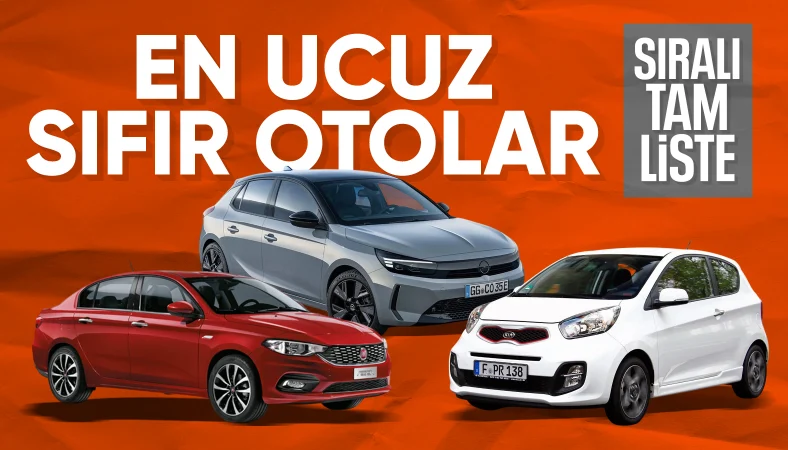 1 milyon TL altı araç kalmadı: İşte Türkiye'de satılan en ucuz 10 otomobil