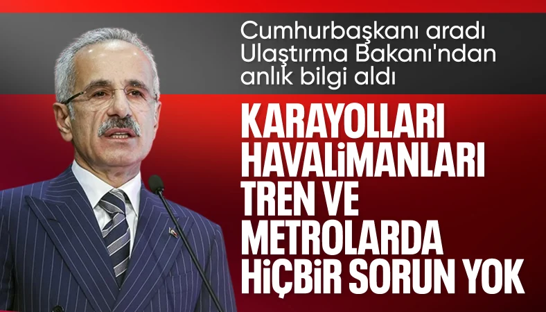 Abdulkadir Uraloğlu: İstanbul'daki depremden sonra ekiplerimiz sahada