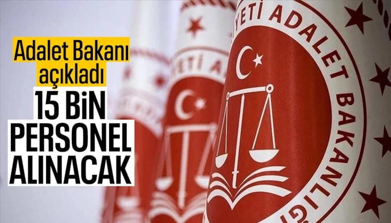 Adalet Bakanı G&uuml;rlek: Ailemize 15 bin yeni &ccedil;alışma arkadaşı katıyoruz
