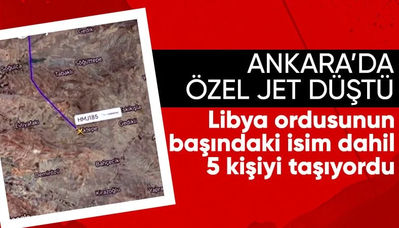 Ankara'da &ouml;zel bir jet d&uuml;şt&uuml;