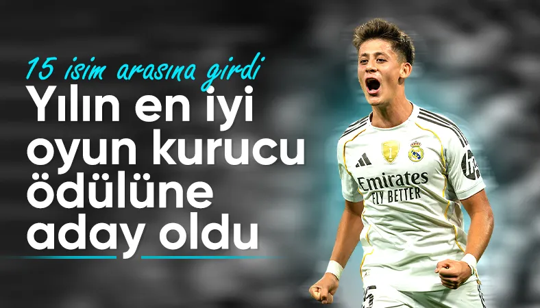 Arda Güler, büyük ödüle aday oldu