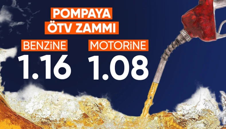 Benzin ve motorinin &Ouml;TV tutarları yeniden belirlendi