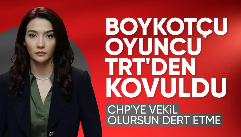 Boykot çağrısı yapan Aybüke Pusat, Teşkilat dizisinden atıldı