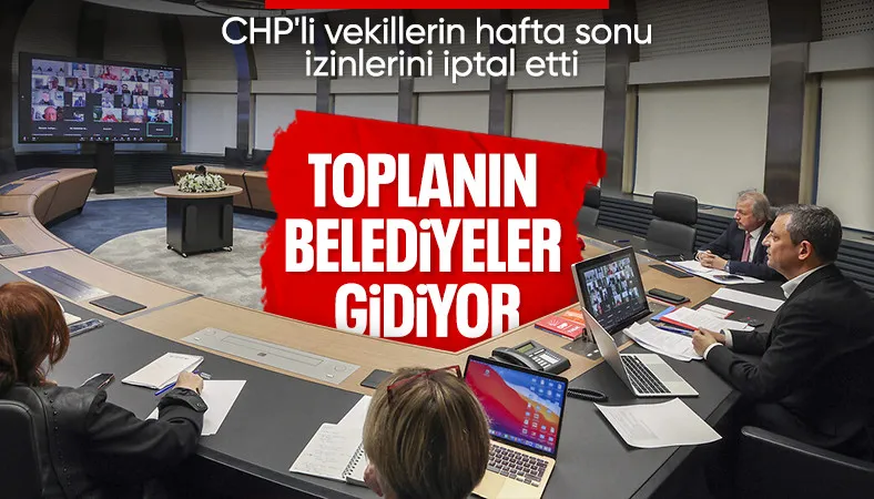 CHP MYK toplanıyor: Gündem gözaltılar