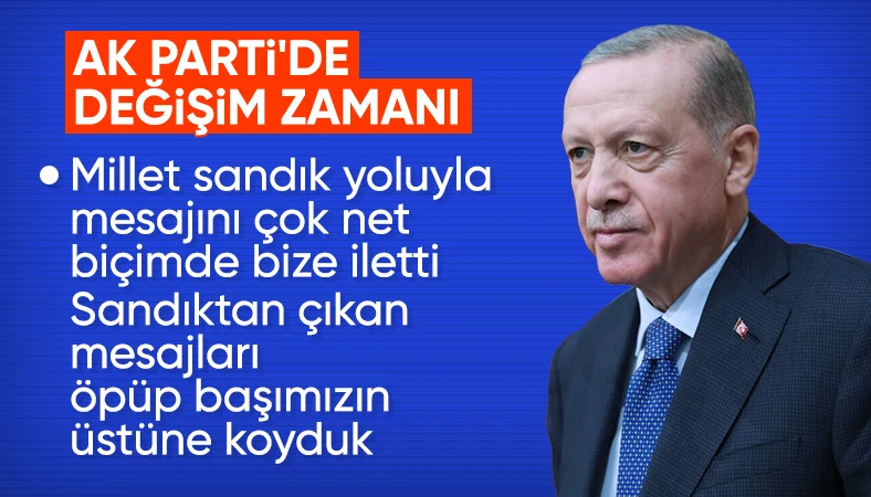 Cumhurbaşkanı Erdoğan: Millet sandık yoluyla mesajı iletti