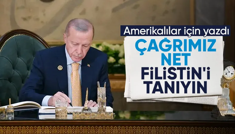 Cumhurbaşkanı Erdoğan, Newsweek için makale kaleme aldı