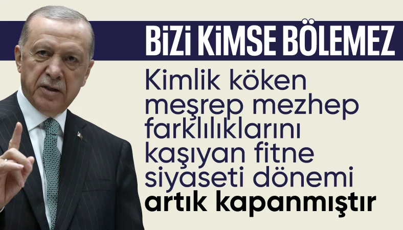 Cumhurbaşkanı Erdoğan: Önce Terörsüz Türkiye'ye ardından terörsüz bölgeye vasıl olacağız