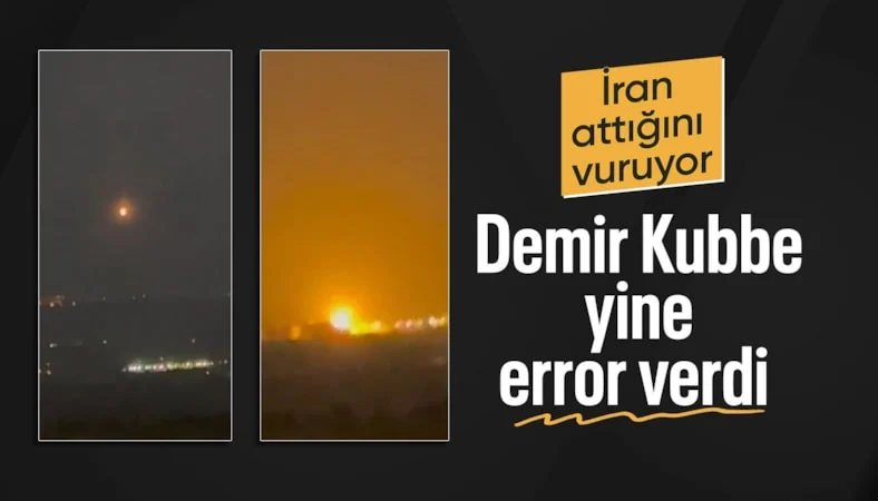 Demir Kubbe arızalandı: İran f&uuml;zesi İsrail'i vurdu