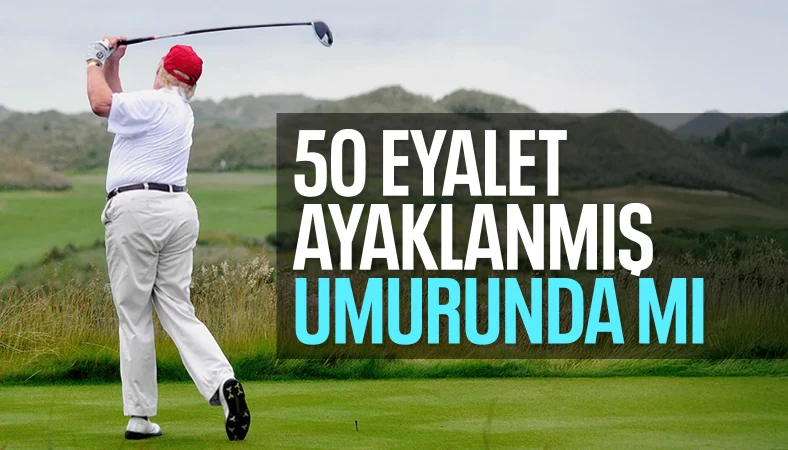 Donald Trump Beyaz Saray çalışanlarını golf etkinliğine götürdü