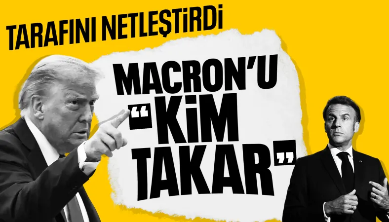 Donald Trump: Macron'un sözlerinin bir ağırlığı yok