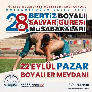 Dulkadiroğlu Belediye Başkanı Akpınar'dan G&uuml;reş Festivali daveti