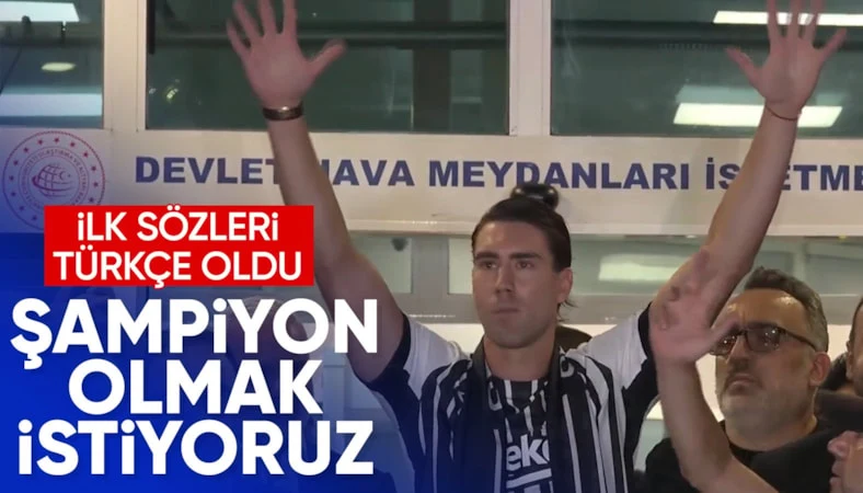 Dusan Vlahovic, T&uuml;rk&ccedil;e konuştu: Şampiyon olmak istiyoruz