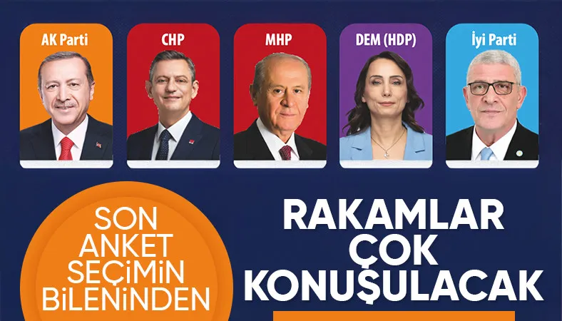 Erken seçim tartışmaları arasında son anket: AK Parti ilk sırada