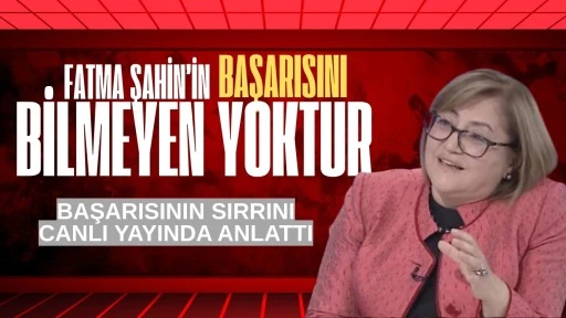 Fatma Şahin, katıldığı programda çalışma temposunu anlattı