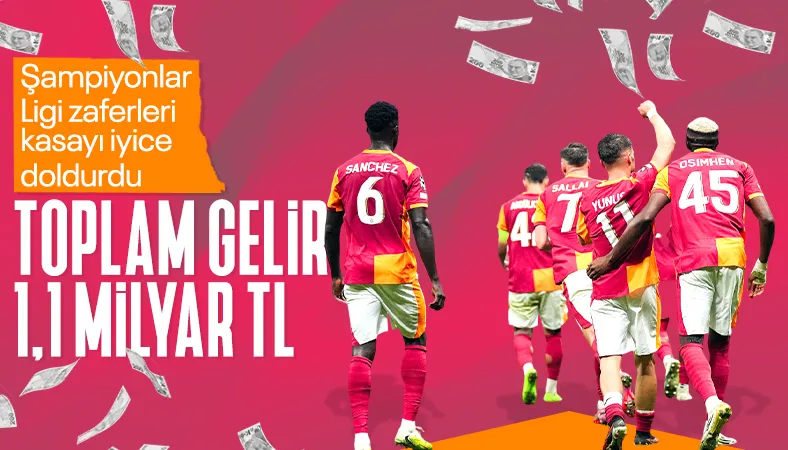 Galatasaray'ın kasası bir kez daha doldu