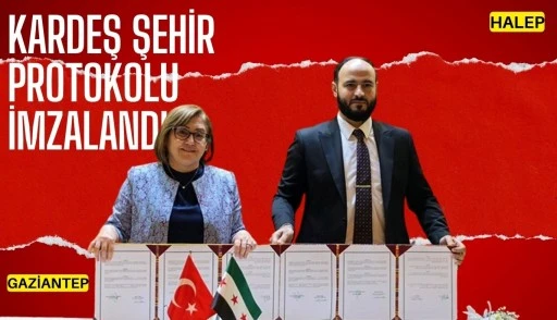 Gaziantep-Halep Kardeş Şehir Protokolü İmzalandı: Gönüllü Geri Dönüş Projeleri Hayata Geçiyor