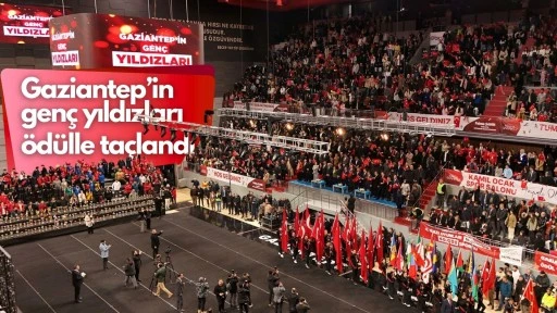 Gaziantep'in 'Gen&ccedil; Yıldızları' &ouml;d&uuml;lle ta&ccedil;landı