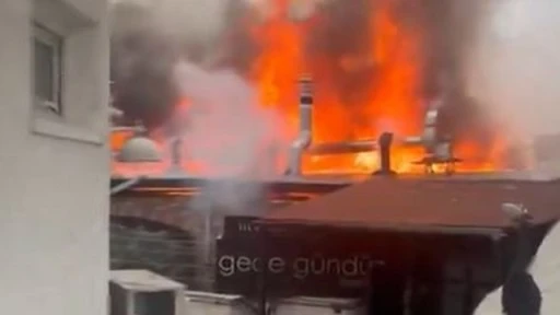 Gaziantep'te restoranda yangın