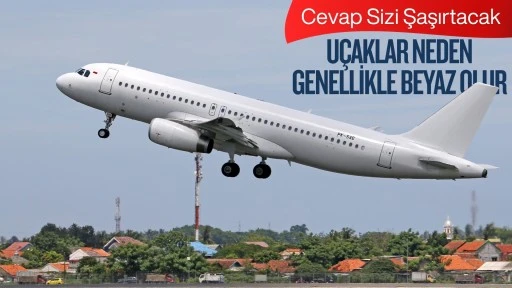Gözler hep gökyüzünde iken... Uçaklar neden genellikle beyaz olur? Görünüşe göre 7 sebebi var