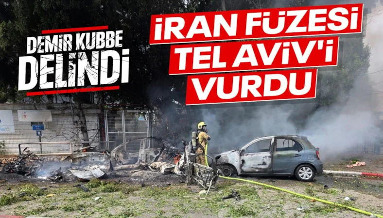 İran'dan İsrail'in merkez b&ouml;lgelerine saldırı: Tel Aviv'den dumanlar y&uuml;kseldi