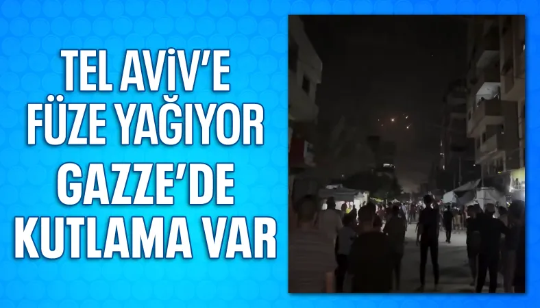 İran'ın İsrail'i vurması Gazze'de sevinçle karşılandı