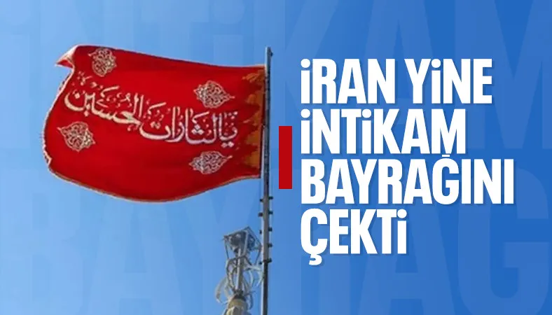 İran, intikam bayrağını göndere çekti