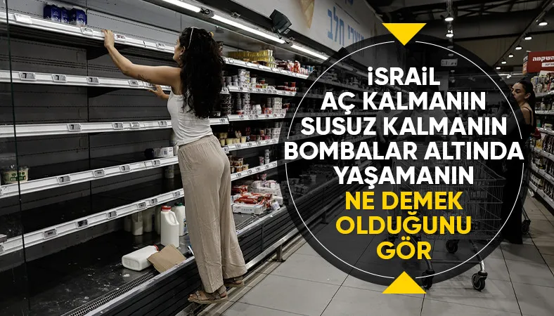 İsrailliler, marketleri talan etti