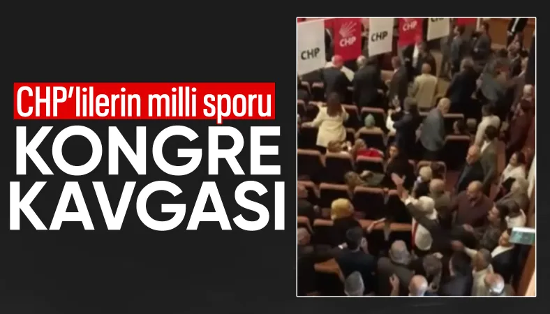 Kahramanmaraş'ta CHP kongresinde kavga çıktı