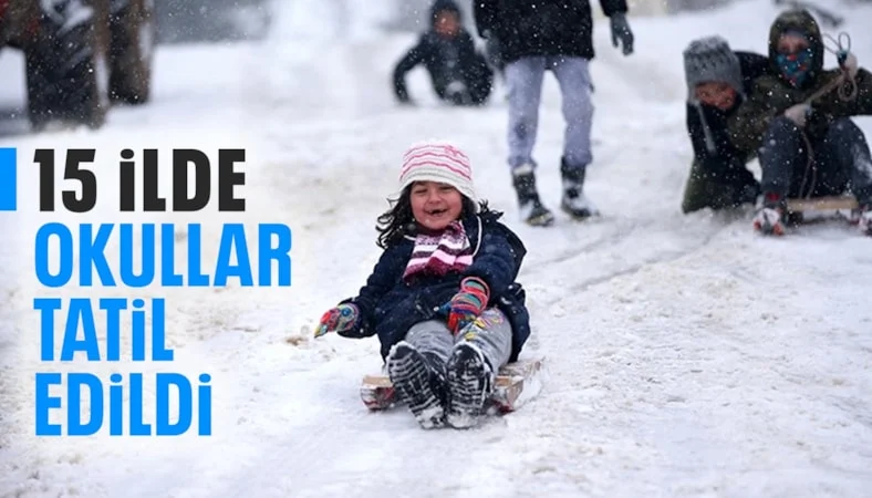 Kar ve buzlanma eğitimi durdurdu: &Ccedil;ok sayıda il ve il&ccedil;ede okullar tatil