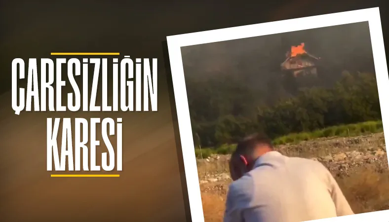 Karabük'te orman yangını 25 yıllık evini küle çevirdi: Şehit babası, alevleri acı içinde izledi