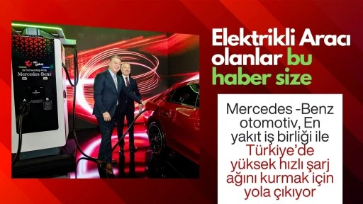 Mercedes-Benz Otomotiv, En Yakıt iş birliği ile Türkiye’de Yüksek Hızlı Şarj ağını kurmak üzere yola çıkıyor