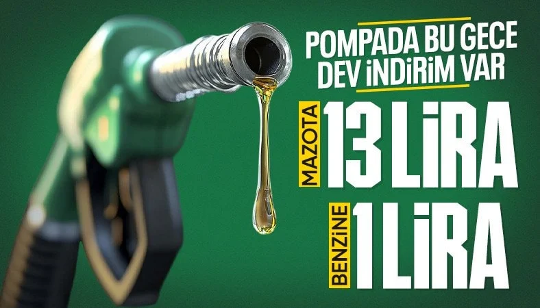 Motorin ve benzine dev indirim: Pompaya yansıyacak