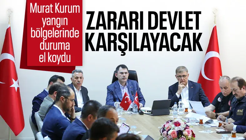 Murat Kurum: İzmir ile Bilecik'te 415 ev ve iş yeri yangınlarda zarar gördü