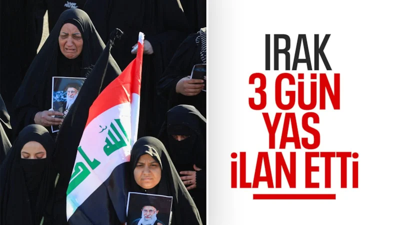 Hamaney'in &ouml;l&uuml;m&uuml; sonrası Irak'ta &uuml;&ccedil; g&uuml;nl&uuml;k yas ilan edildi