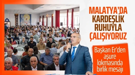 MALATYA'DA KARDEŞLİK RUHUYLA  &Ccedil;ALIŞIYORUZ