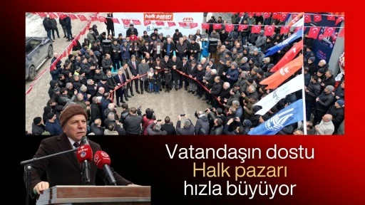 HALK PAZARI’NIN 12’NCİ ŞUBESİ AŞKALE’DE AÇILDI