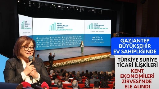 GAZİANTEP BÜYÜKŞEHİR EV SAHİPLİĞİNDE TÜRKİYE-SURİYE TİCARİ İLİŞKİLERİ, KENT EKONOMİLERİ ZİRVESİ’NDE ELE ALINDI