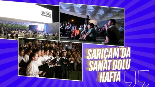 SARIÇAM’DA SANAT DOLU HAFTA SONU