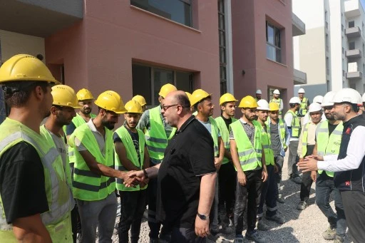 BAŞKAN MEHMET AKPINAR, GÜNEŞEVLER REZERV KONUT PROJESİ SAHASINI İNCELEDİ