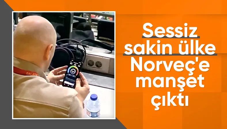 Norveçli gazeteciler maçta desibel ölçümü yaptı: Kulaklarını tıkadı...
